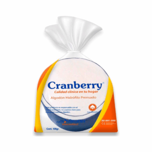 Algodón hidrófilo prensa cranberry 100G